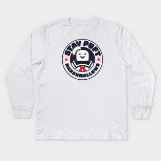 Stay Puft Marshmallows Logo (Ghostbusters) Kids Long Sleeve T-Shirt